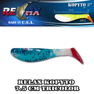 Shad Relax Kopyto 7.5cm TriColor TC428