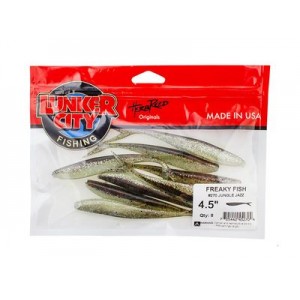 Split Tail Lunker City Freaky Fish 11.5cm Sexy Shiner