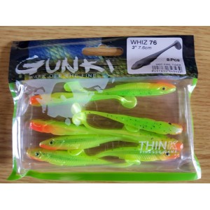 Shad Gunki Soft Bait Whiz 12.5cm Orange Chartreuse Belly