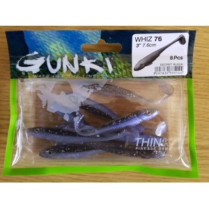 Shad Gunki Soft Bait Whiz 12.5cm Brown Sugar Green Red Flake