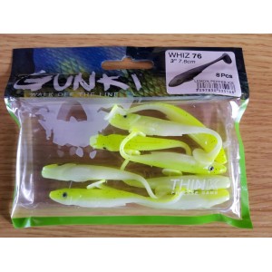 Shad Gunki Soft Bait Whiz 7.6cm Hot Firetiger