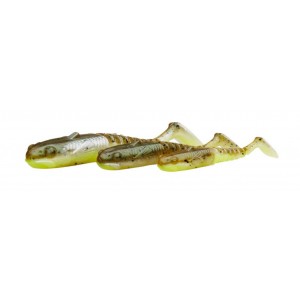 Shad Savage Gear Gobster 9cm 9g 5buc/plic Green Pearl Yellow 