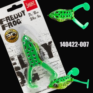 Lucky John 3D Freddy Frog V-Leg 10cm 21g 007