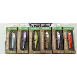 Vobler Mustad Scurry Minnow 55s 5.5cm 5g Green Mullet