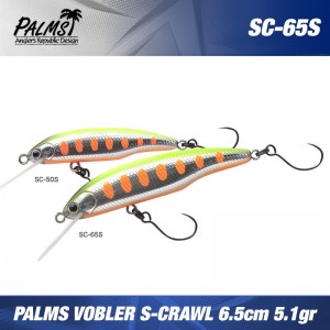 Vobler Palms S-Crawl 50mm 2.7g Sinking SL155