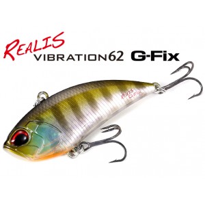 Vobler DUO Realis Vibration G-FIX 6.2cm 14.5g Sinking Chart Gill Holo