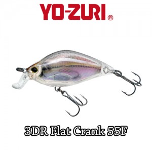 Vobler Yo-Zuri 3DR Flat Crank 5.5cm 7.5g Floating RRT