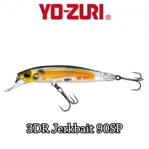 Vobler Yo-Zuri 3DR Jerkbait 9cm 10g Suspending RSM