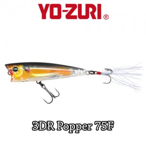 Vobler Yo-Zuri 3DR Popper 7.5Ccm 10g Floating RGZS