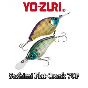 Vobler Yo-Zuri Sashimi Flat Crank 7cm 14g Floating CMBN