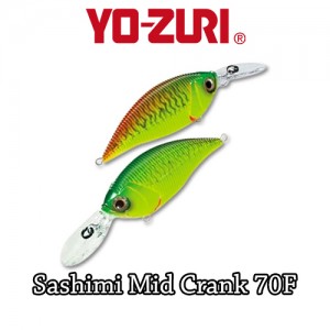 Vobler Yo-Zuri Sashimi Mid Crank 7cm 15g Floating CCPT