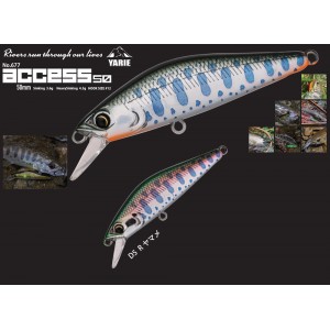 Vobler Yarie 677 Access Minnow S 50mm 3.6g D5 R Yamame