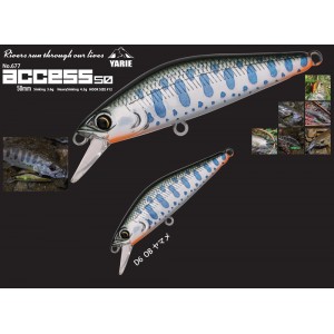 Vobler Yarie 677 Access Minnow S 50mm 3.6g D6 OB Yamame