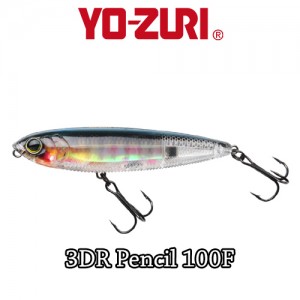 Vobler Yo-Zuri 3DR Pencil 10cm 16g Floating RGSN