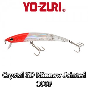 Yo-Zuri 3D Crystal Minnow Jointed 10cm Floating HT