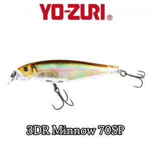 Vobler Yo-Zuri 3DR Minnow 7cm 7g Suspending RGSN